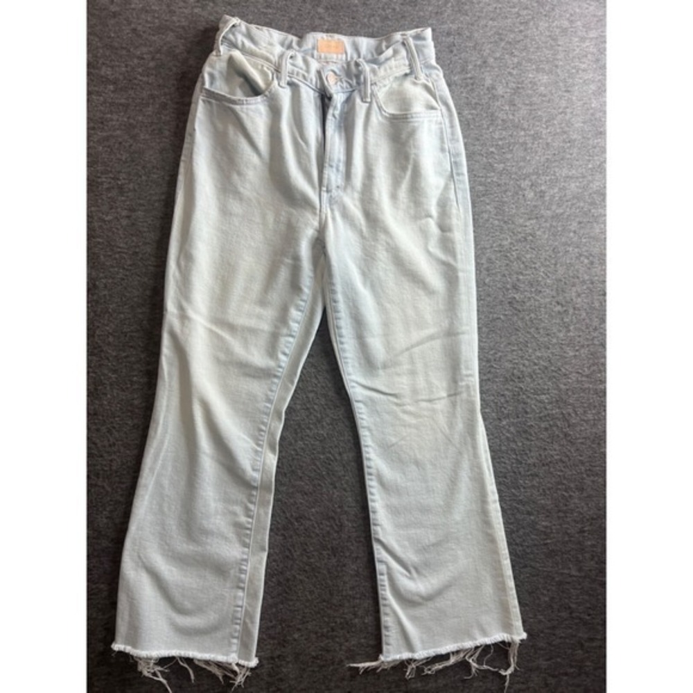 Mother Jeans The Hustler Ankle Fray Pina Colada Paradise Size 26